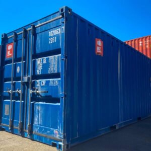 Contenedor marítimo 20 pies IICL 6 seminuevo – Azul estándar