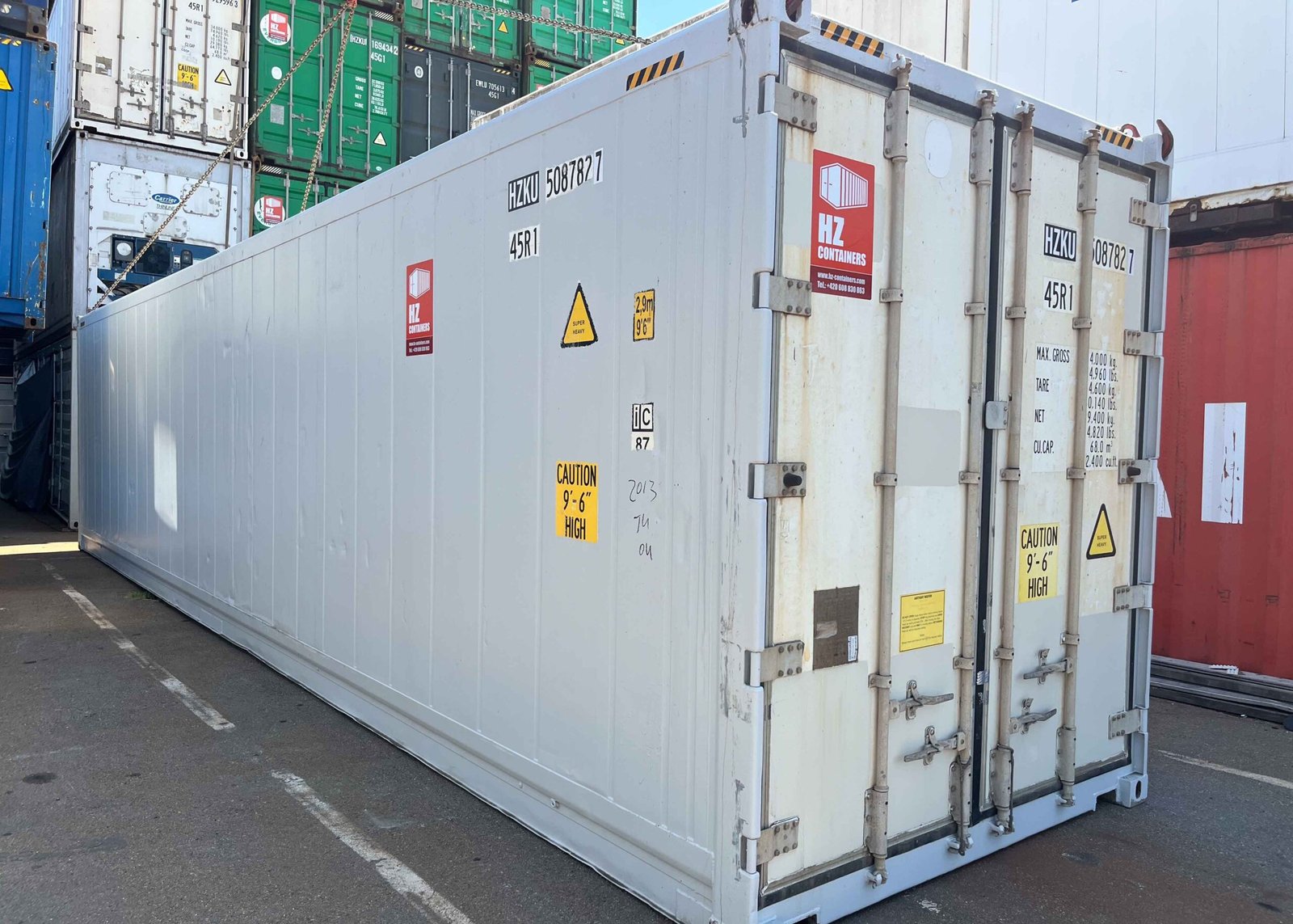 Contenedor marítimo frigorífico/congelado 40’HC Reefer – Thermo King MP4000 usado – 508 782-7