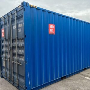 Contenedor marítimo 20’ High Cube (20’ HC) seminuevo – Azul