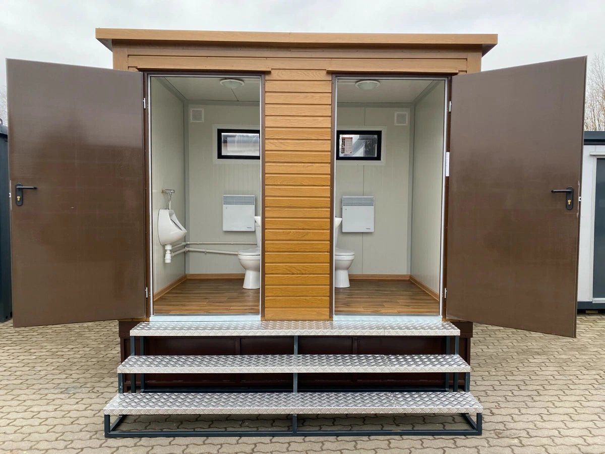 Cabina Sanitaria Doble Premium 3 × 2 m –