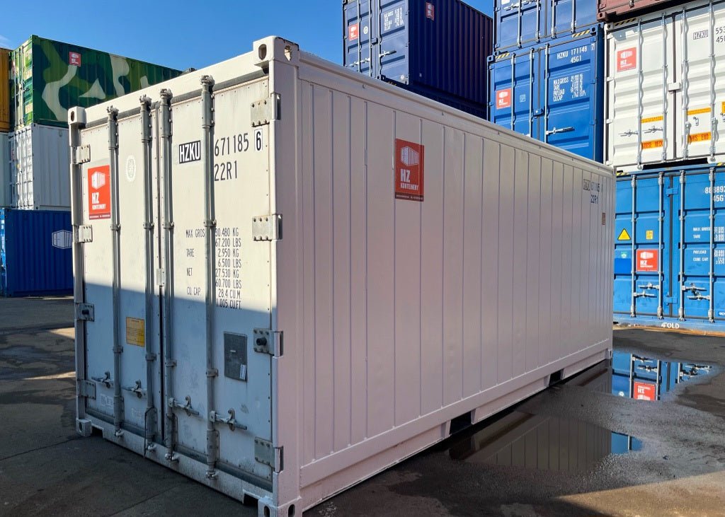 Contenedor marítimo refrigerado Reefer de 20 pies CW usado – HZKU 671 185-6