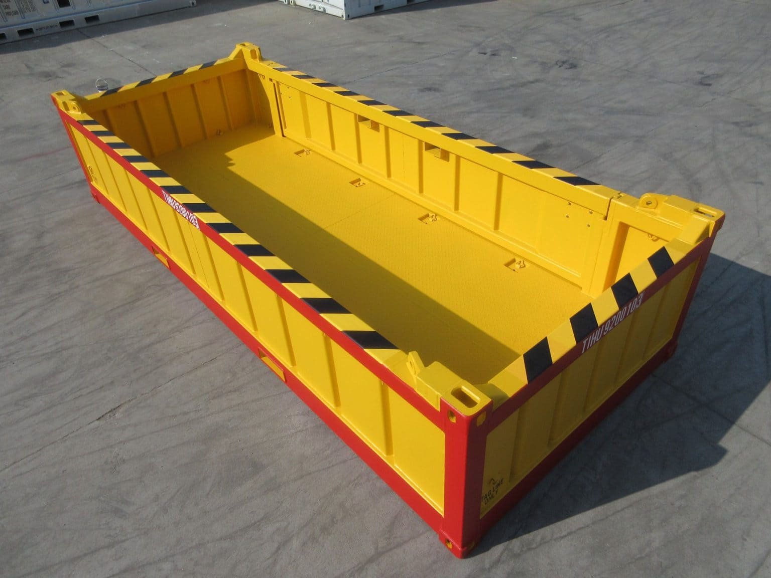 Contenedor 20′ Half Height DNV Offshore – Nuevo amarillo