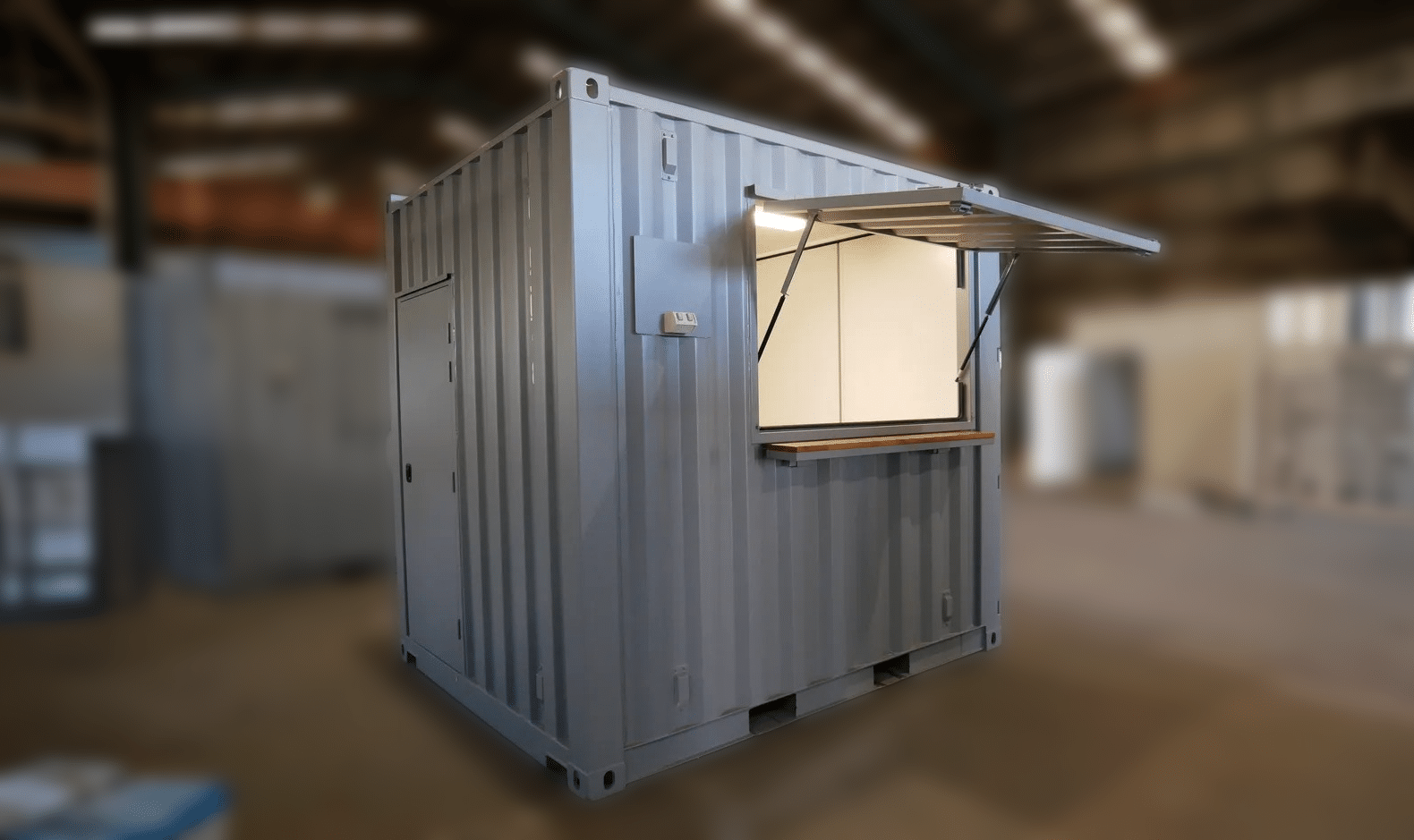 Cabina de Taquilla 10’ – Contenedor Marítimo 10 Pies